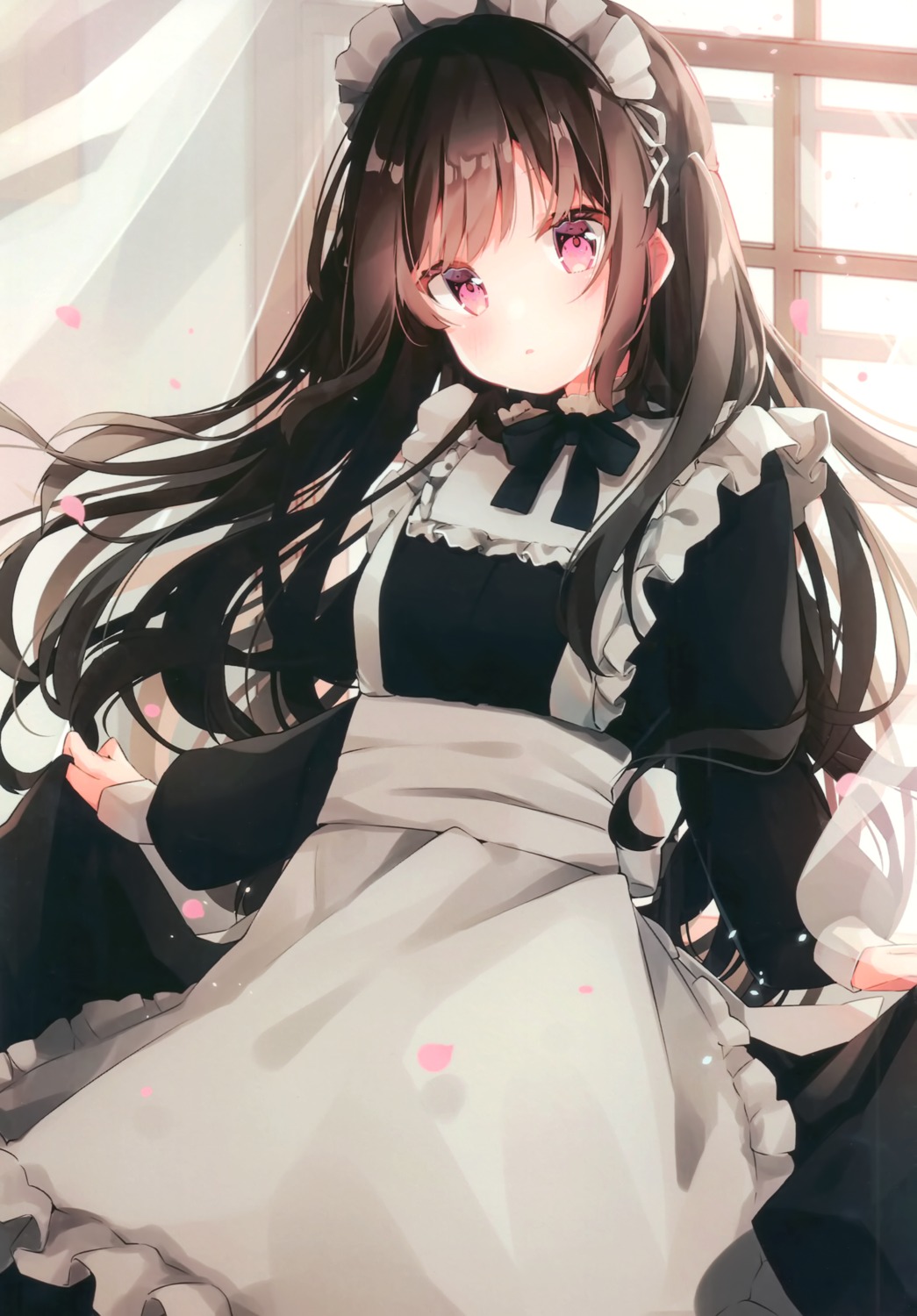 maid, pirori_kingdom, pirose, skirt_lift