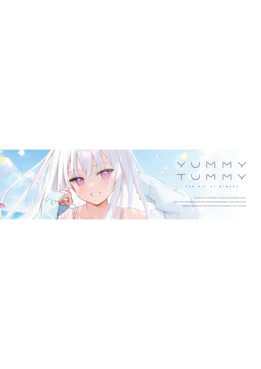 bikini_top, digital_version, dress_shirt, mignon, open_shirt, shiro_(mignon), swimsuits, translated
