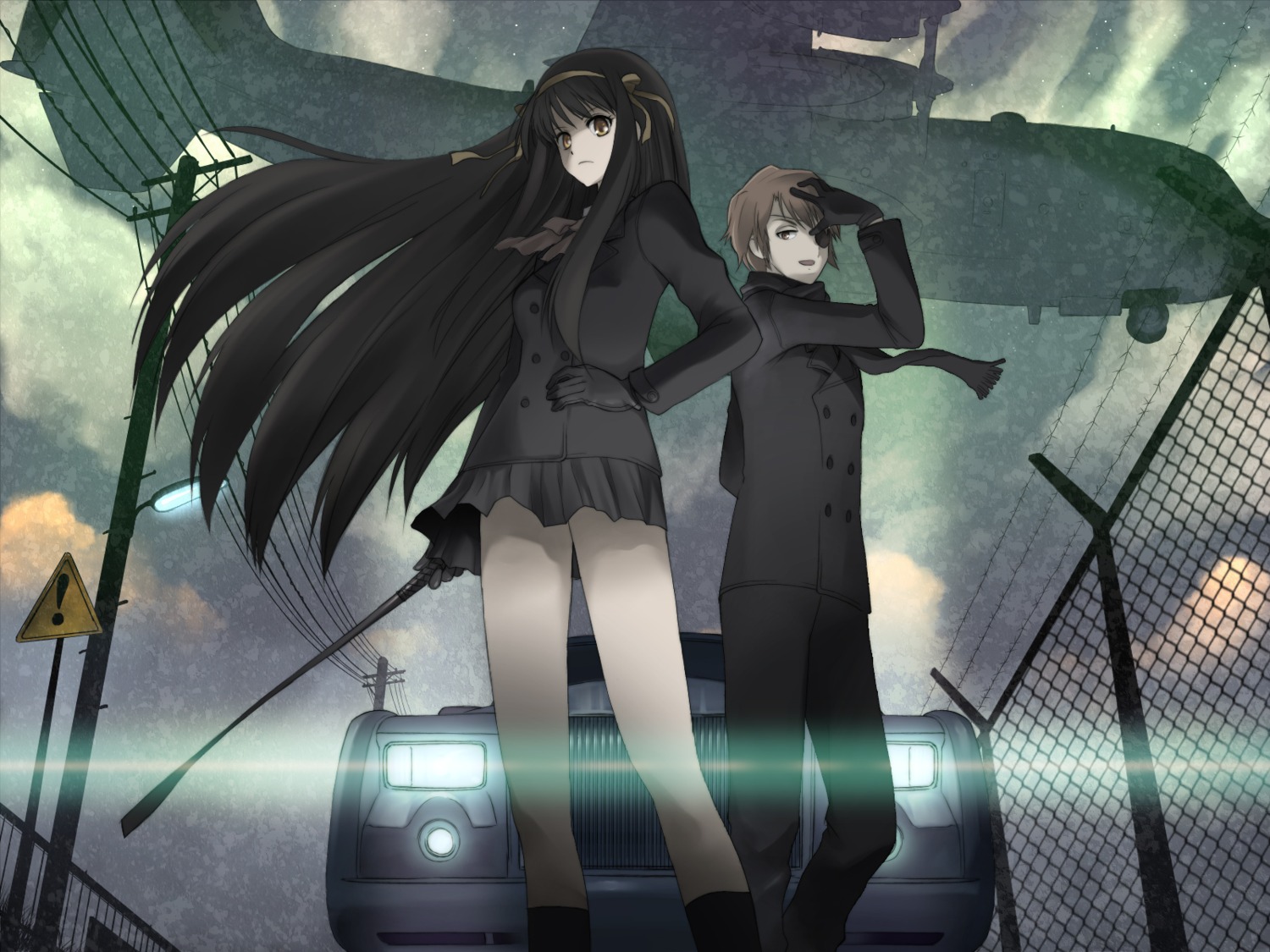 kikumaru_bunta, koizumi_itsuki, seifuku, suzumiya_haruhi, suzumiya_haruhi_no_yuuutsu, wallpaper