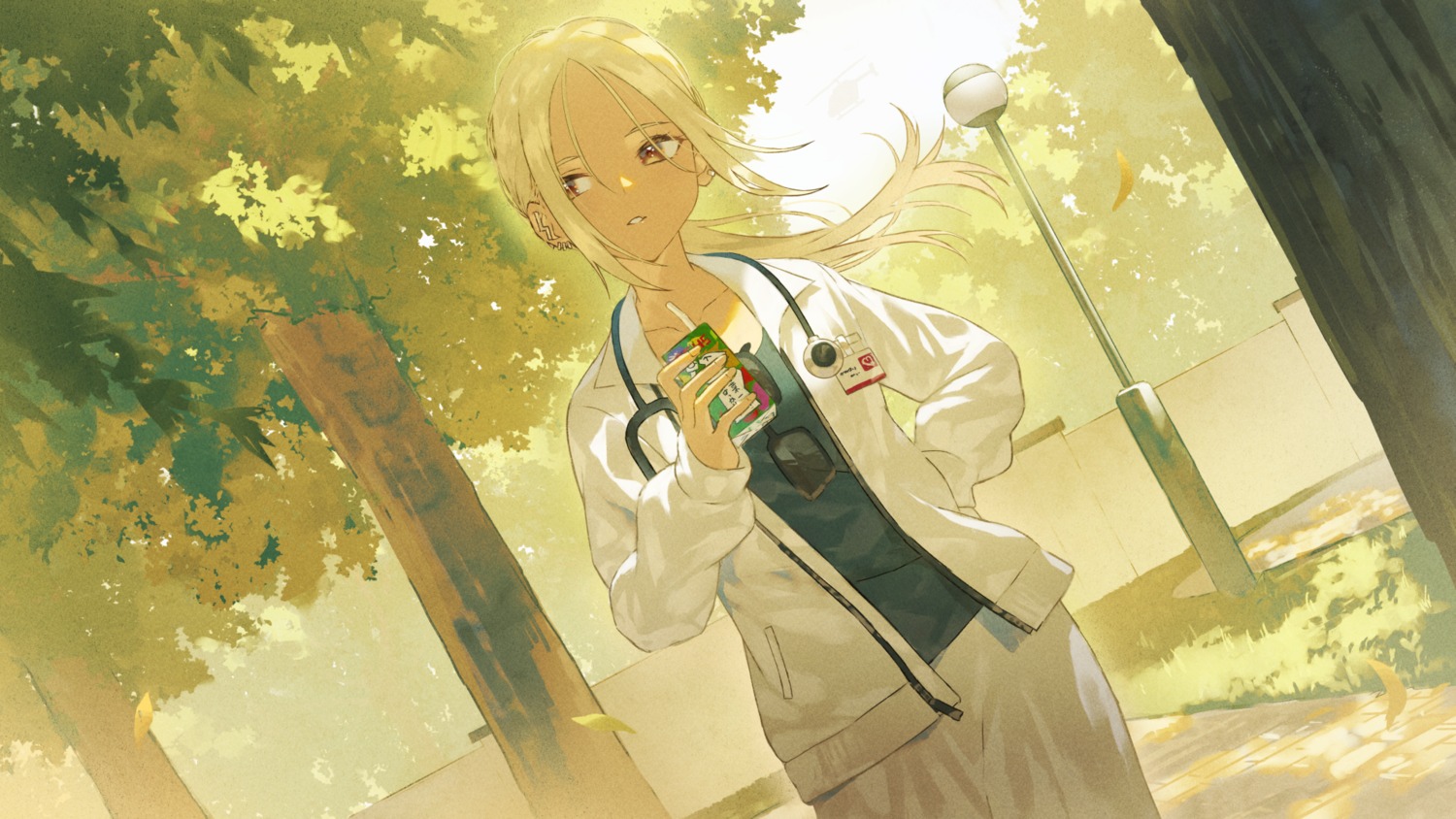 fagi_(kakikaki), kaminari_qpi, megane, nurse, vspo!, wallpaper