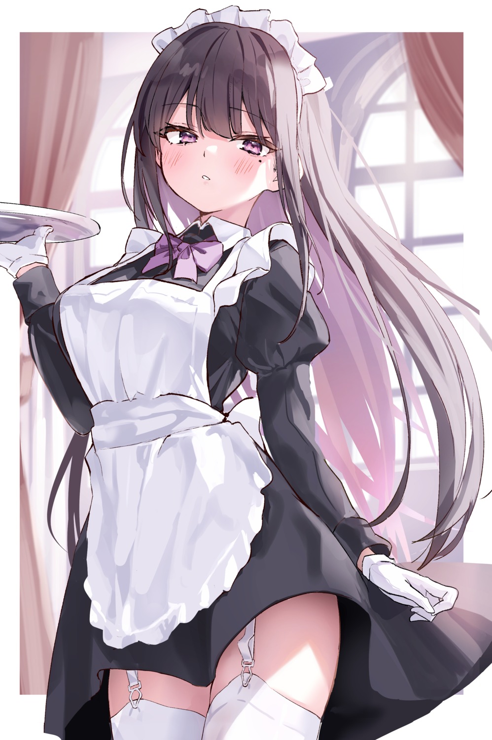 maid, stockings, thighhighs, toshizou
