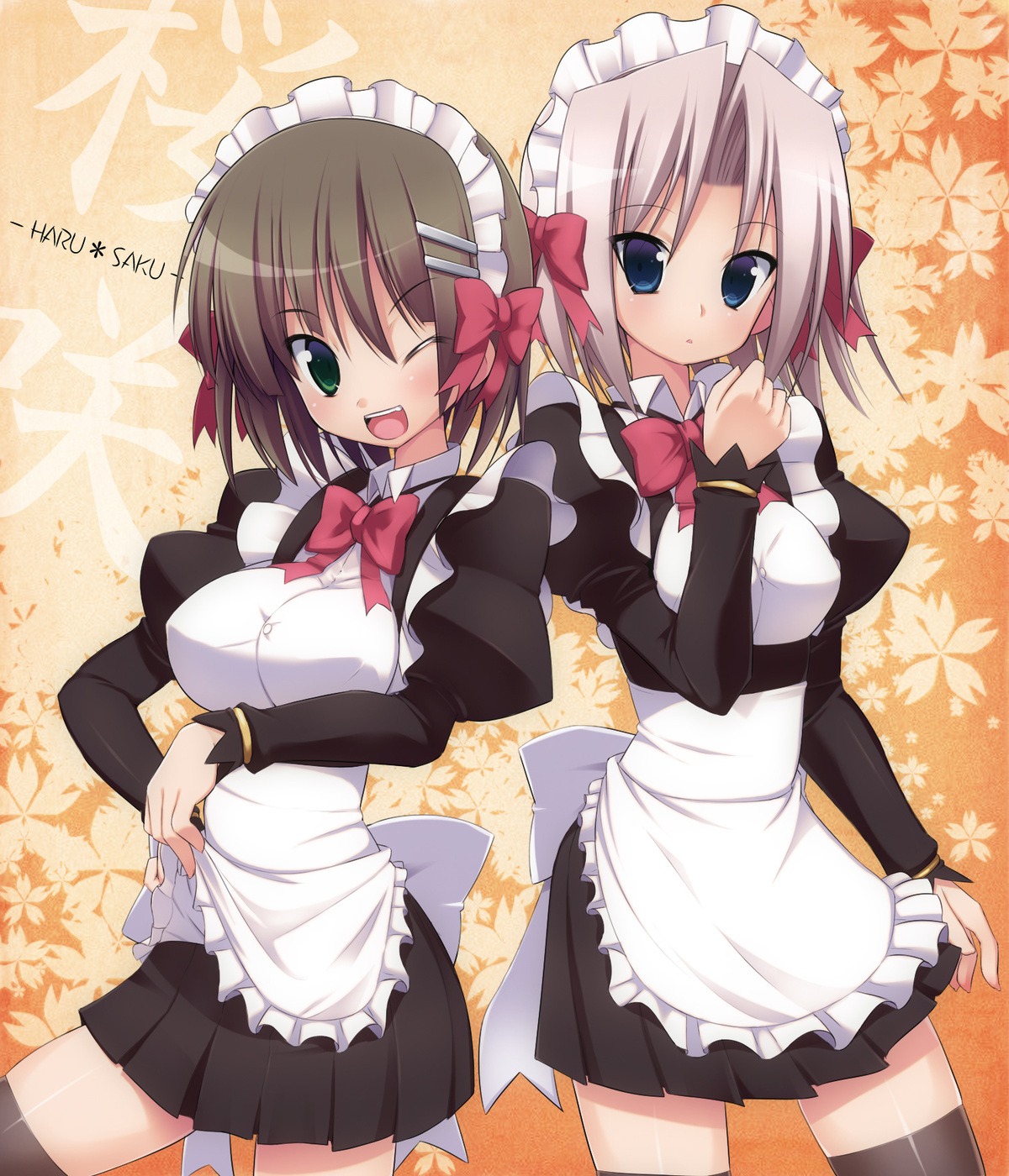 aizawa_sakuya, harukaze_chiharu, hayate_no_gotoku, hoppege, maid