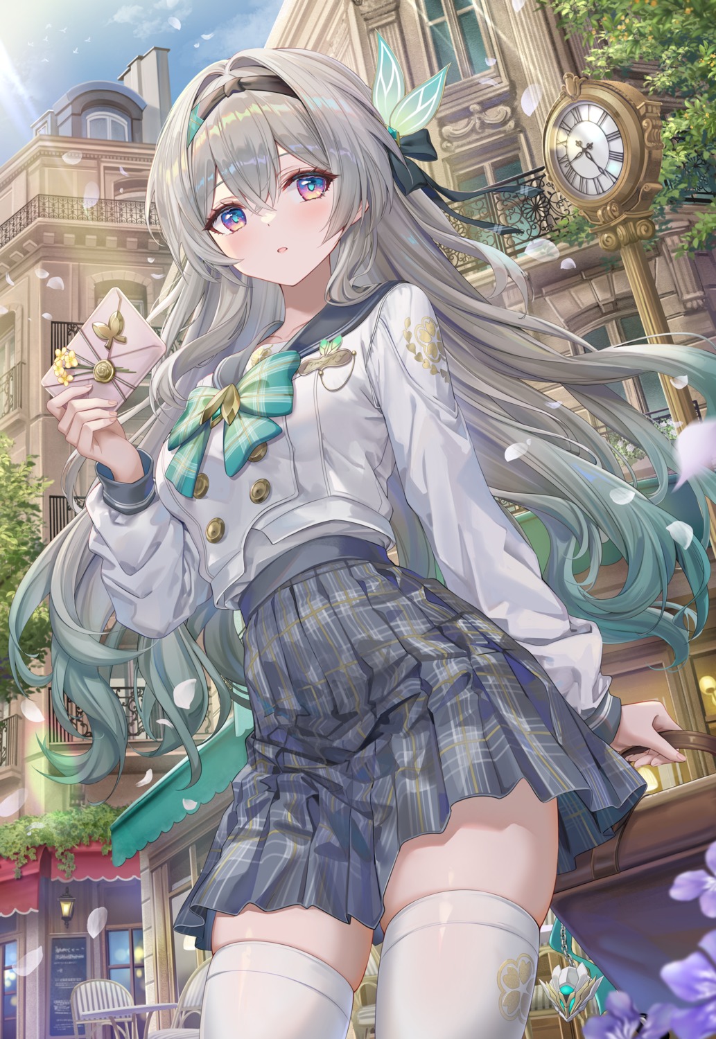 firefly, honkai:_star_rail, seifuku, thighhighs, torino_akua