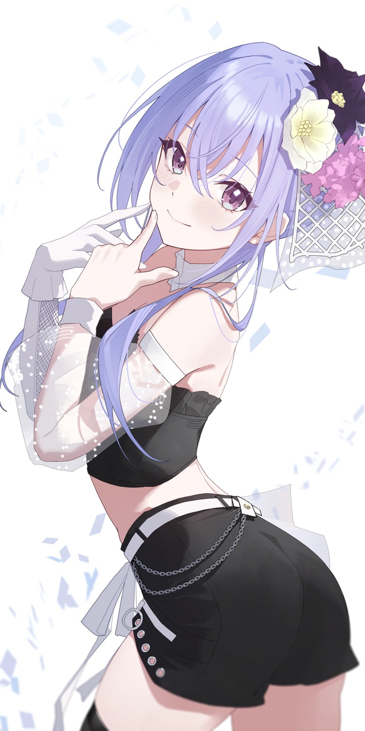 ass, no_bra, see_through, sukaliya, suzuki_hana, the_idolm@ster, the_idolm@ster_shiny_colors, thighhighs