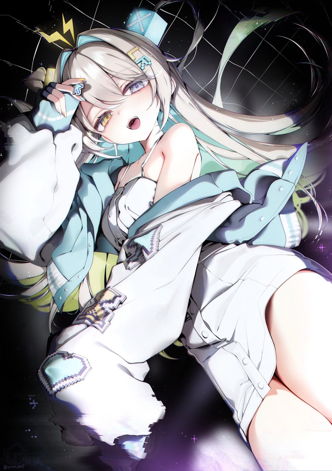 dress, heterochromia, leur_(voisona), yunmi