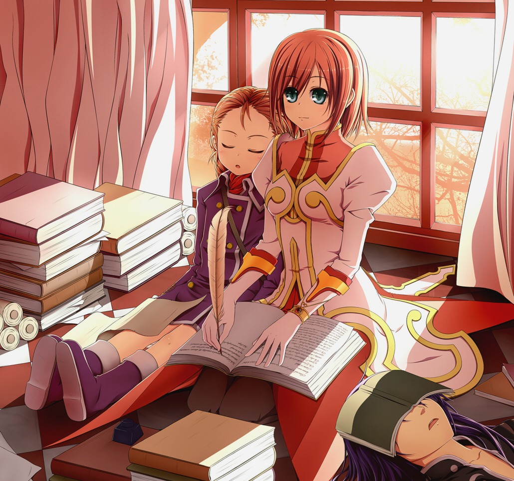 estellise_sidos_heurassein, nekoro, patty_fluer, tales_of, tales_of_vesperia, yuri_lowell