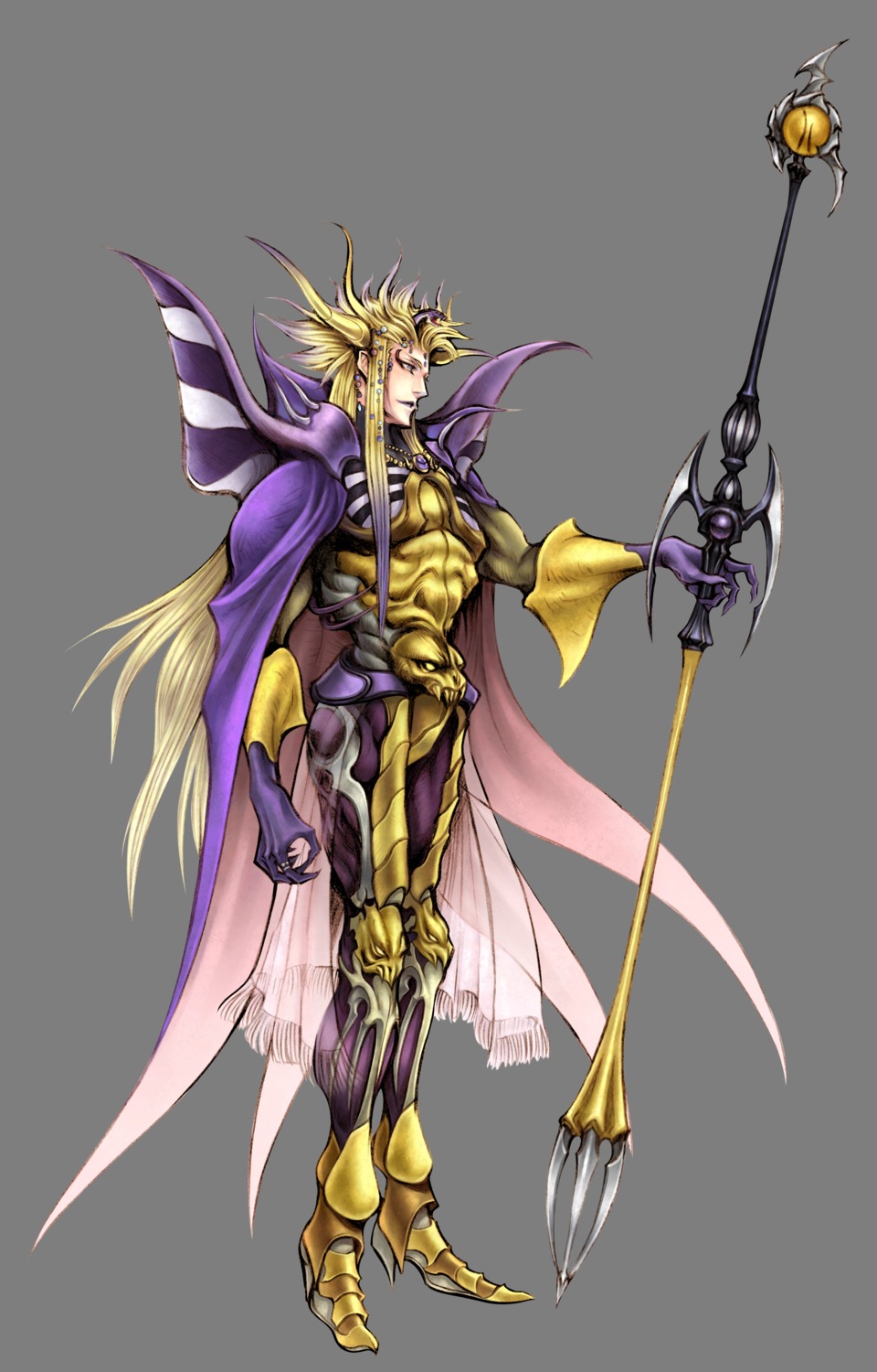 armor, dissidia_final_fantasy, emperor, final_fantasy, final_fantasy_ii, horns, male, nomura_tetsuya
