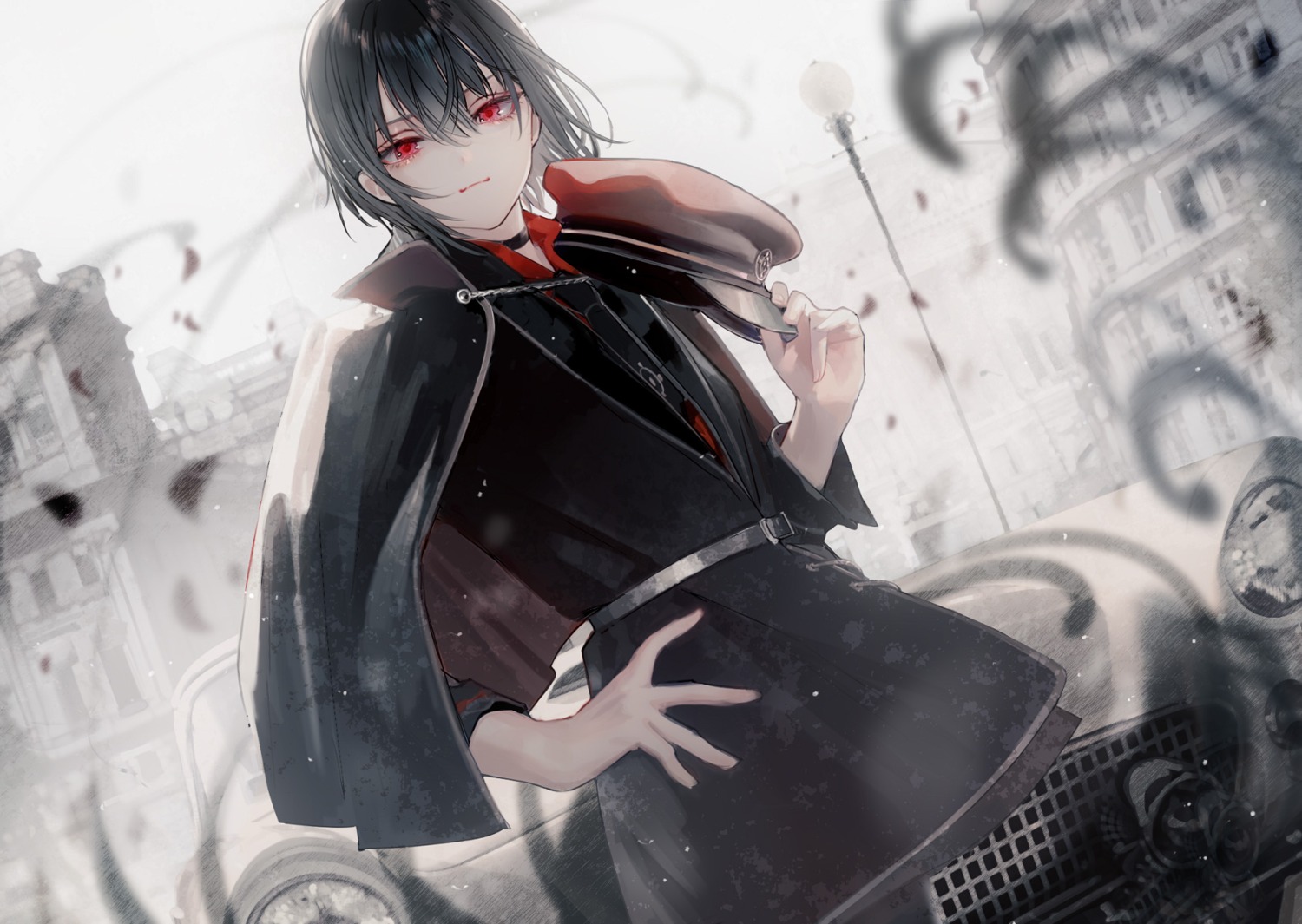 hel_(tanmoshi), tantei_wa_mou_shindeiru., ukai_saki, uniform