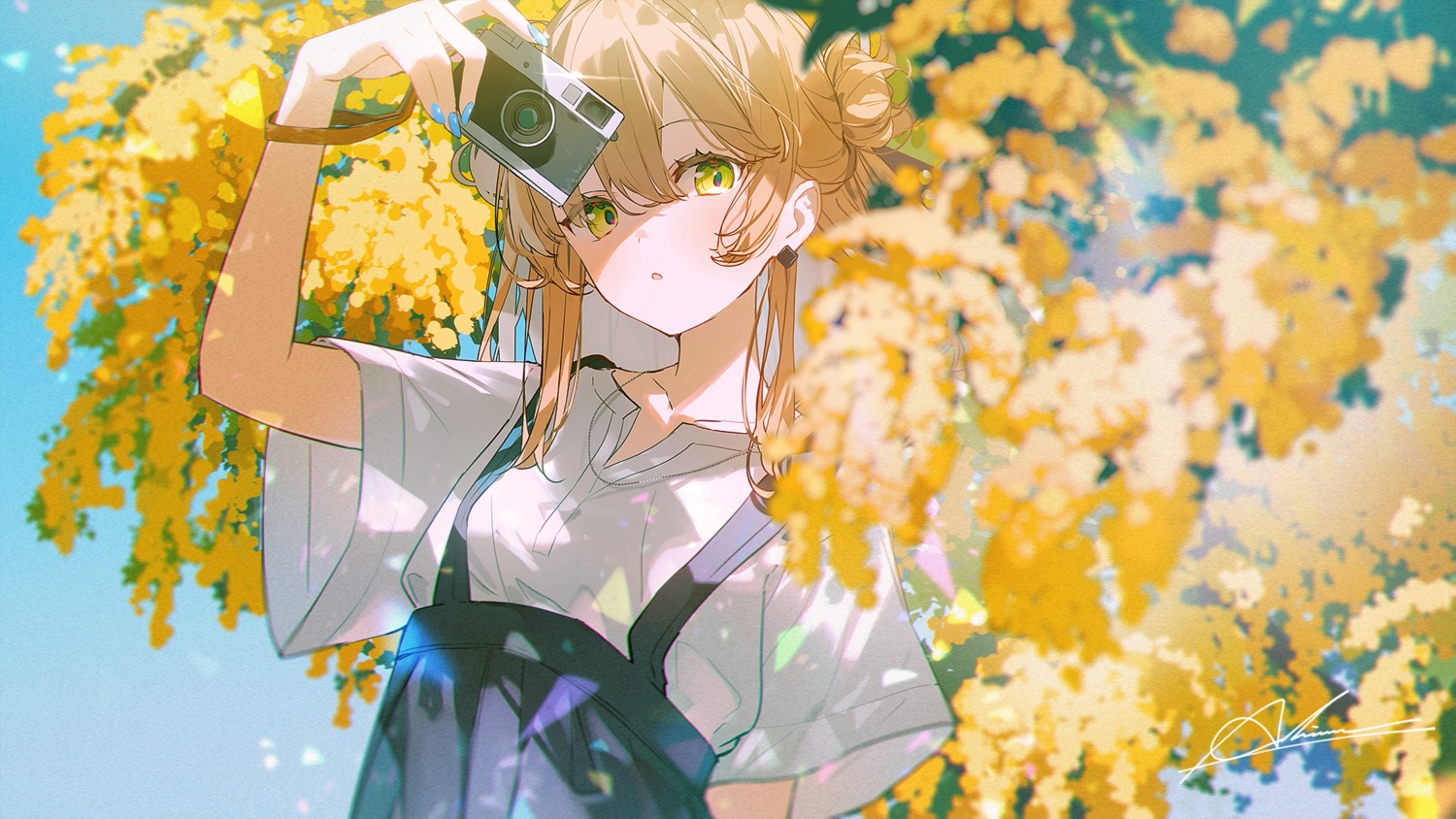 ashima, overalls, selfie, wallpaper