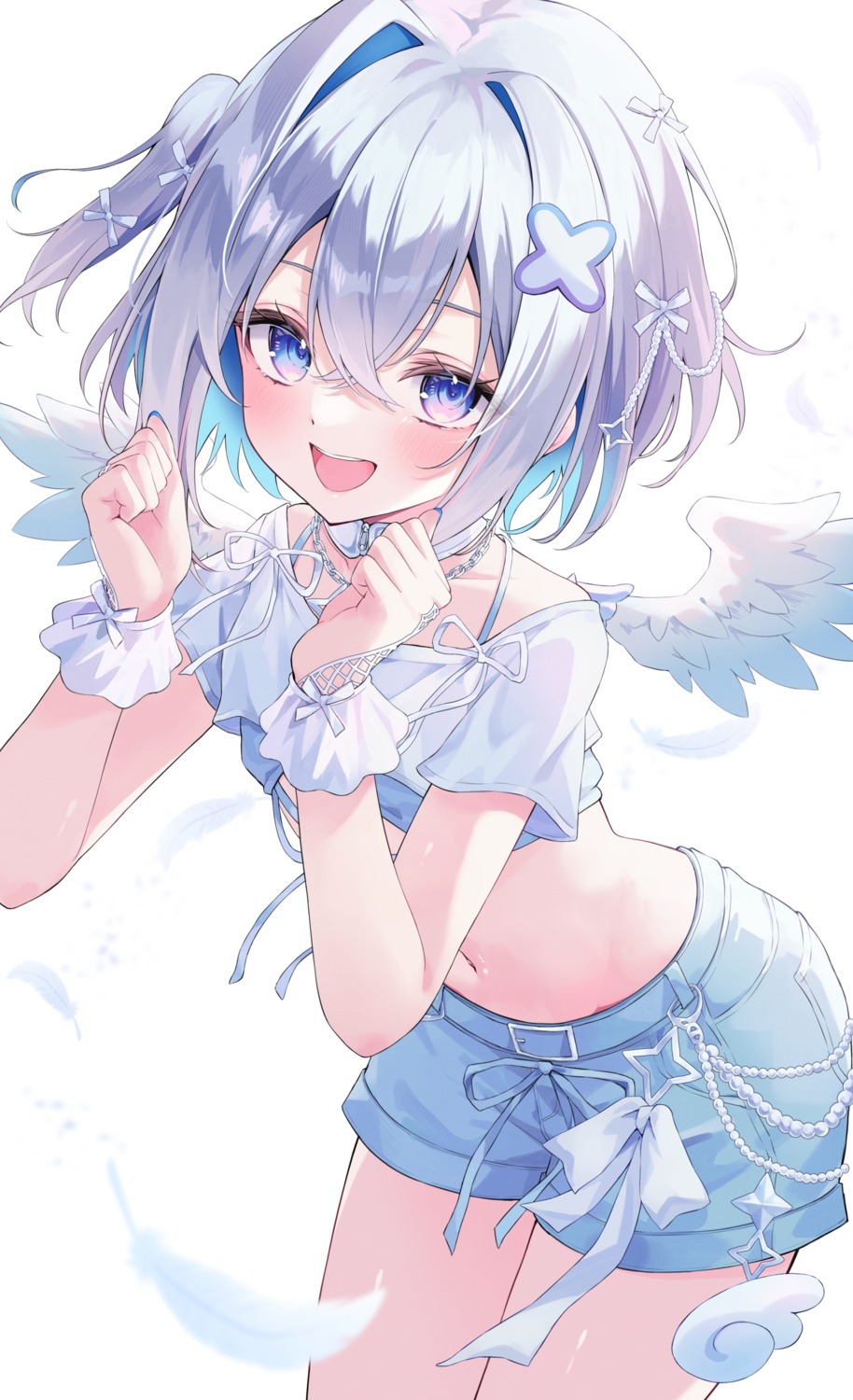 amane_kanata, aoha_(aohasora), hololive, wings