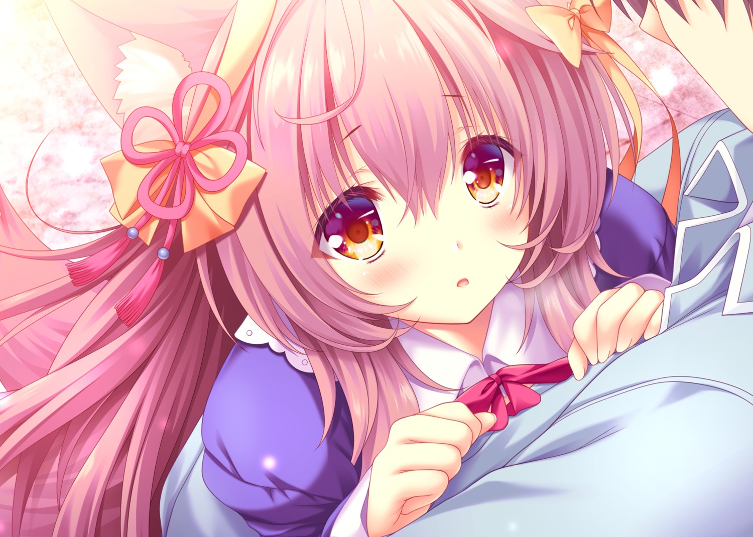 animal_ears, kitsune, lump_of_sugar, madohi_shiroki_no_kamikakushi, moekibara_fumitake, tail, takano_takuto, tooki_roka