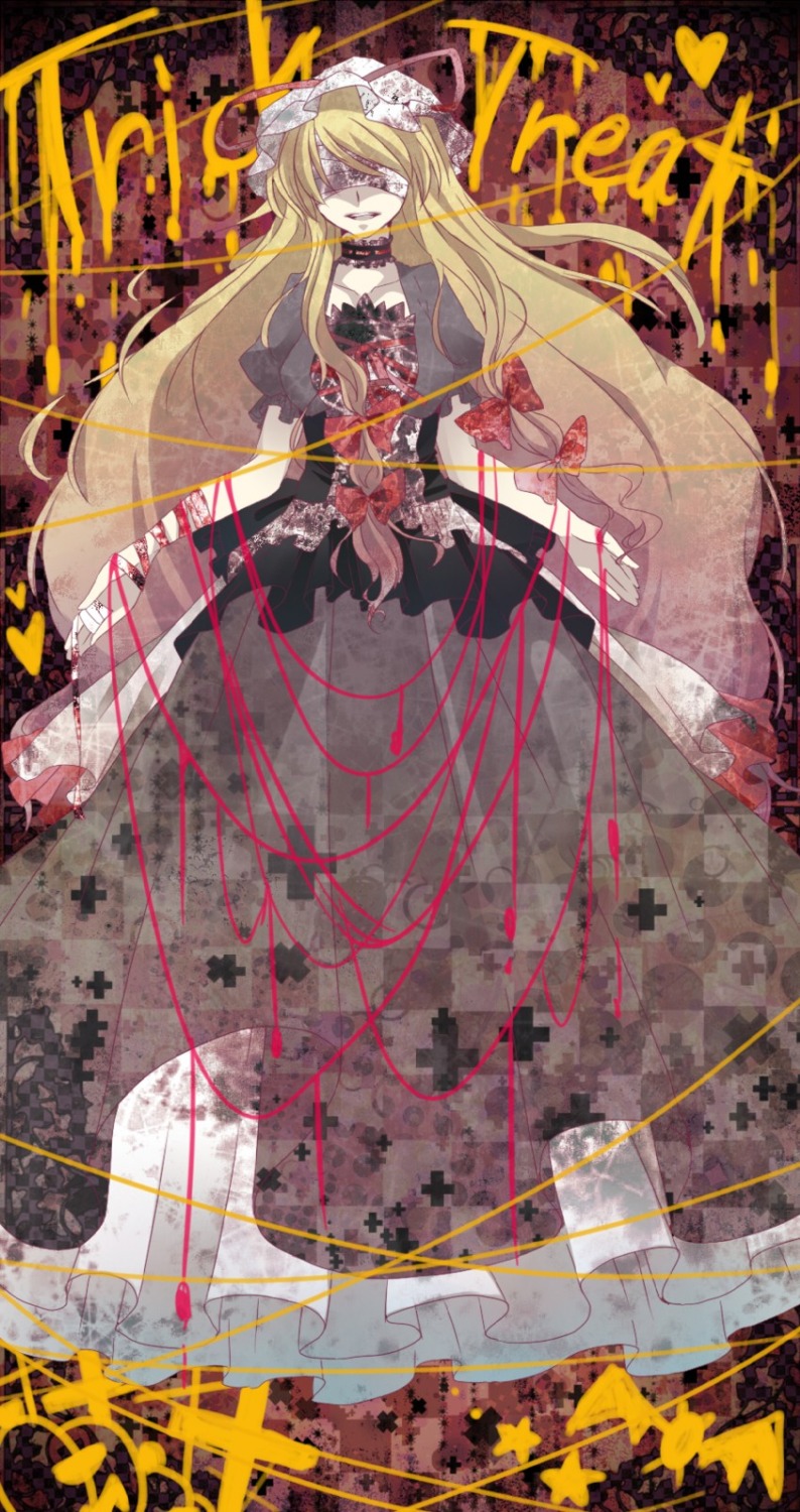 dress, fujisaki_miyabi, halloween, touhou, yakumo_yukari