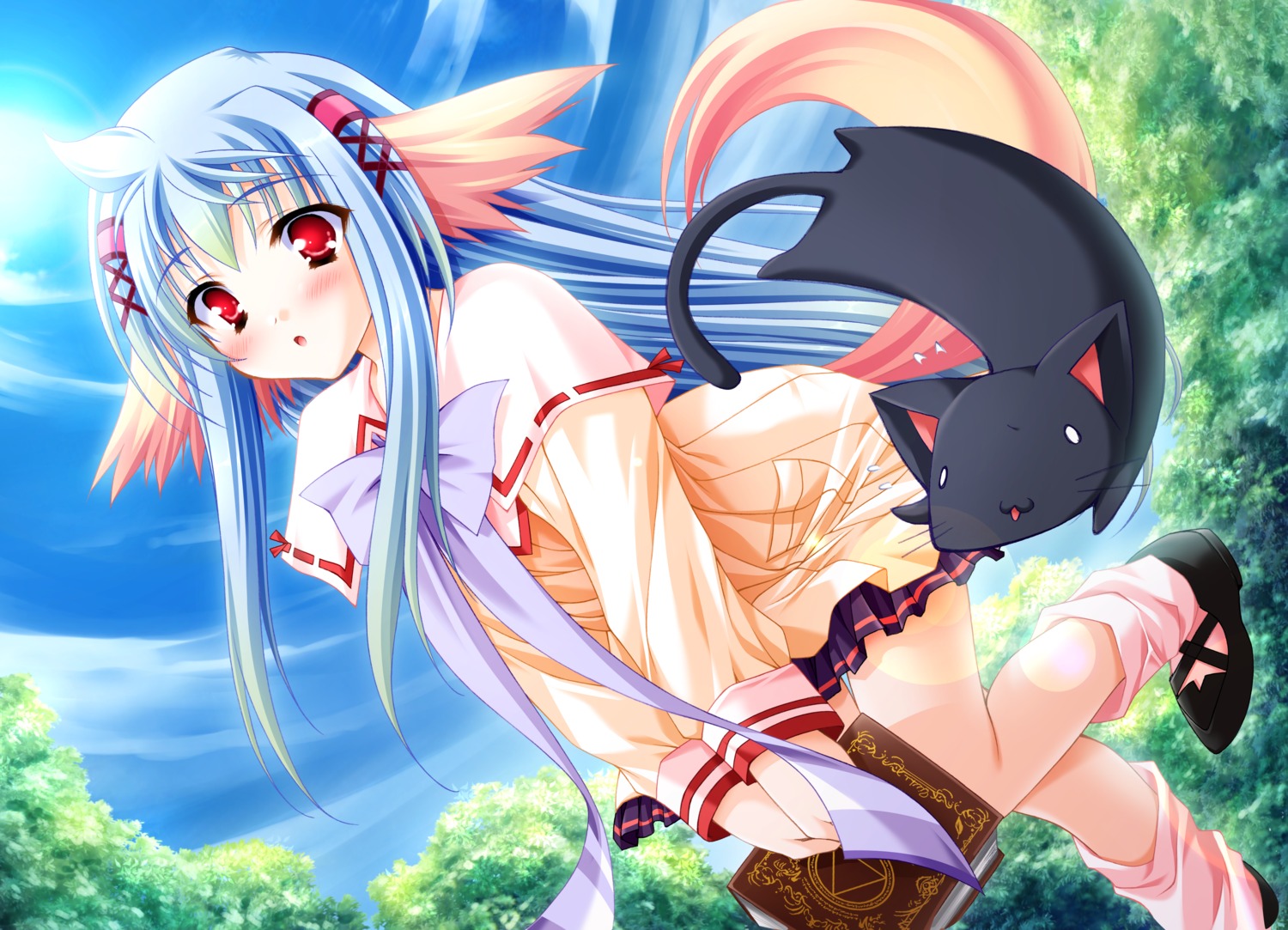 animal_ears, inumimi, lump_of_sugar, moekibara_fumitake, neko, nursery_rhyme, seifuku, shikishima_krile