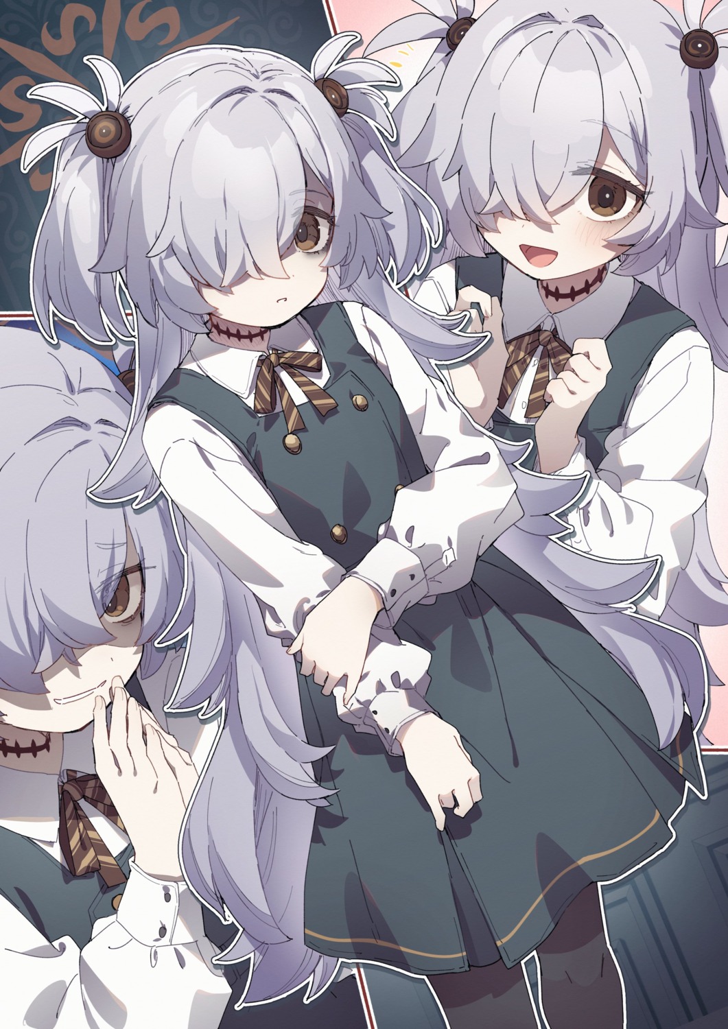 blue_archive, halo, itagaki_kanoe, kusaka_shi, seifuku, tattoo