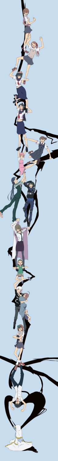 accelerator, crossover, durarara!!, index, kamijou_touma, last_order, misaka_mikoto, parody