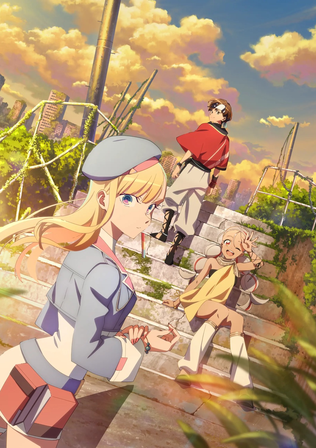 amoru_(towa_no_yuugure), himegami_akira, no_bra, tagme, towa_no_yuugure, uniform, yuugure_(towa_no_yuugure)