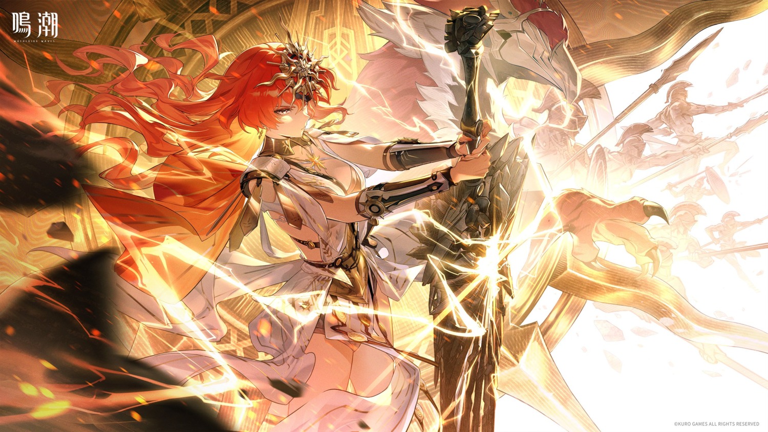 armor, augusta, see_through, sword, tagme, wallpaper, wuthering_waves