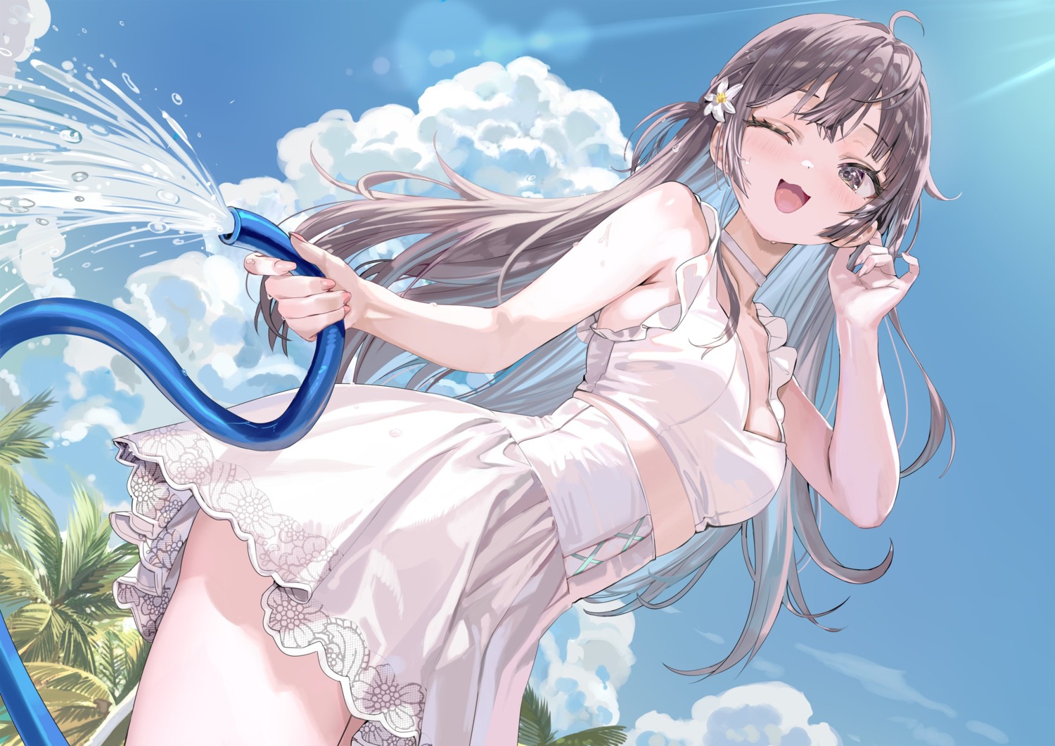 momoko_(momopoco), suou_yuki, tokidoki_bosotto_russia-go_de_dereru_tonari_no_alya-san, wet
