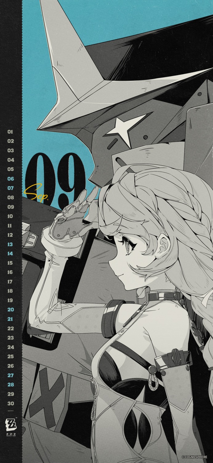 bodysuit, calendar, mecha, seed_(zenless_zone_zero), tagme, zenless_zone_zero