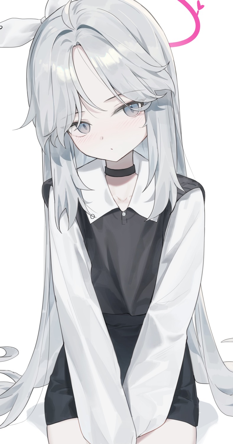 arona_(blue_archive), blue_archive, halo, plana_(blue_archive), sugar_(dndi888)