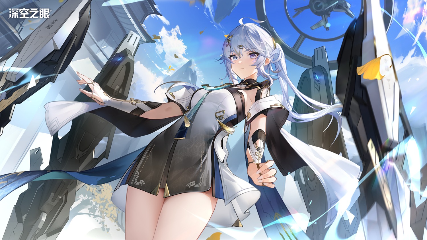 aether_gazer, asian_clothes, tagme, wallpaper