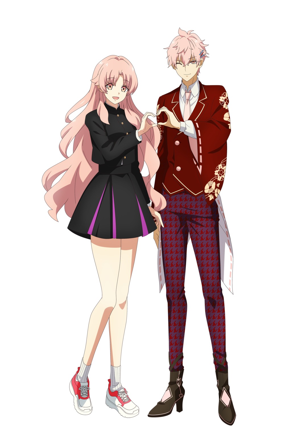 heels, kisaragi_ai, kisaragi_koi, seifuku, tagme, tsukiuta.