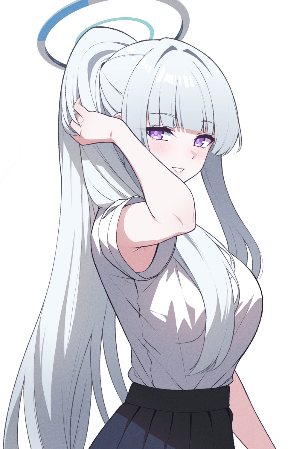 blue_archive, halo, reia_76, seifuku, ushio_noa