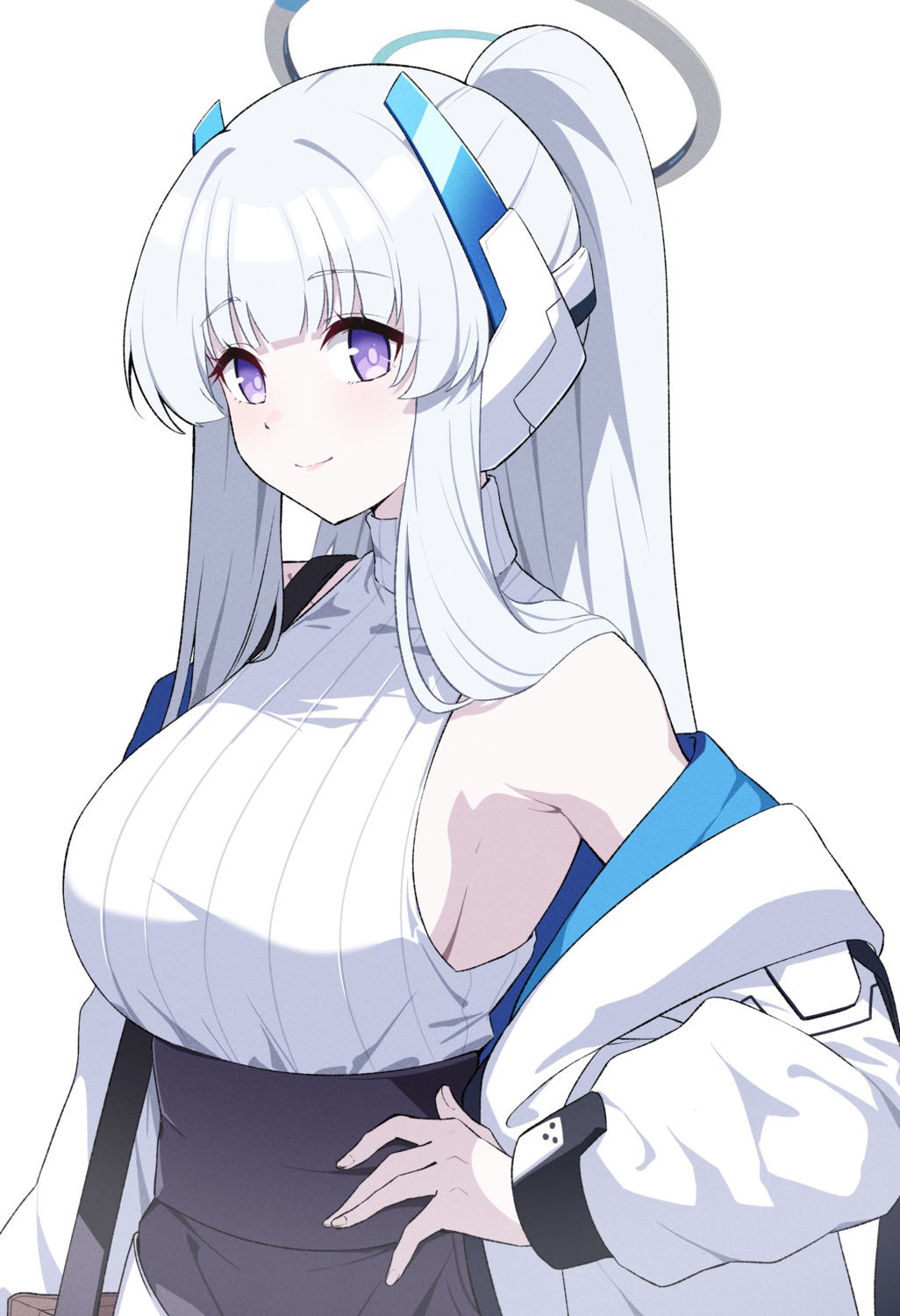 blue_archive, halo, reia_76, sweater, ushio_noa