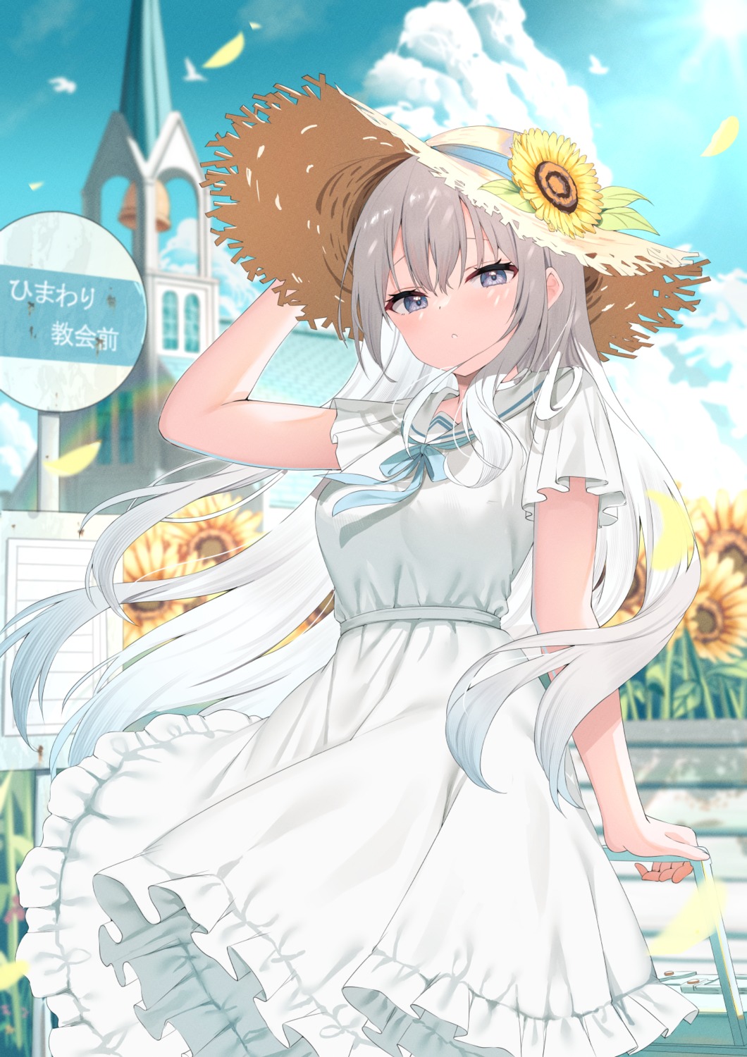 dress, kanikou, skirt_lift, summer_dress
