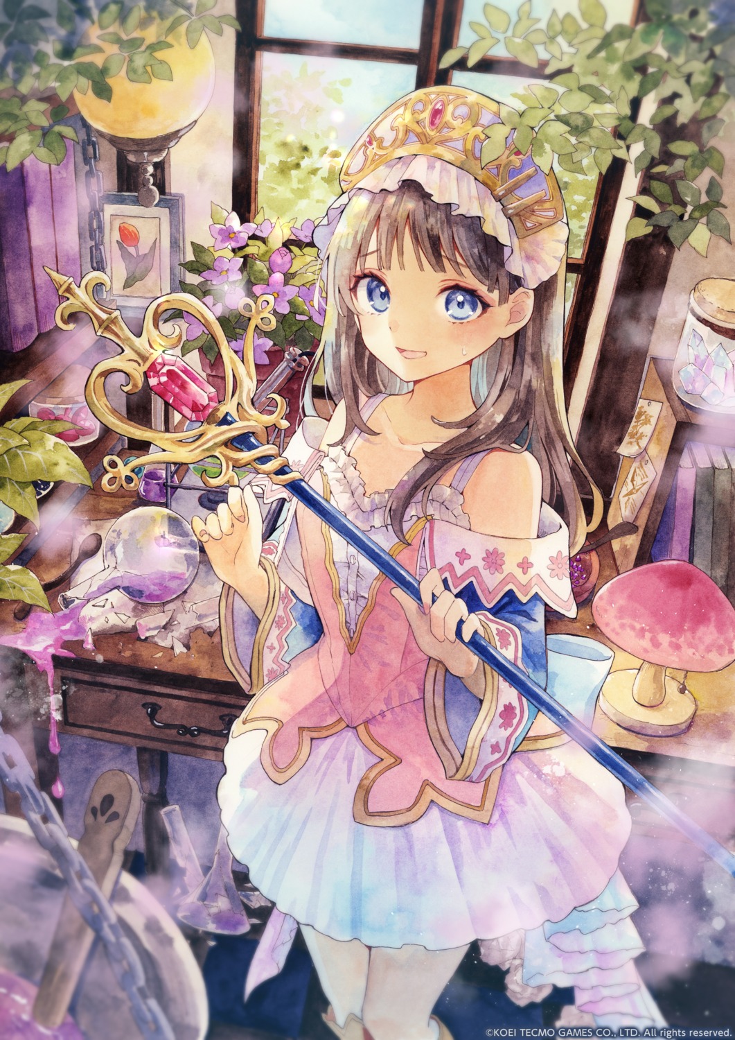 atelier, atelier_resleriana, atelier_totori, dress, koei_tecmo, totooria_helmold, weapon, yuyuharu