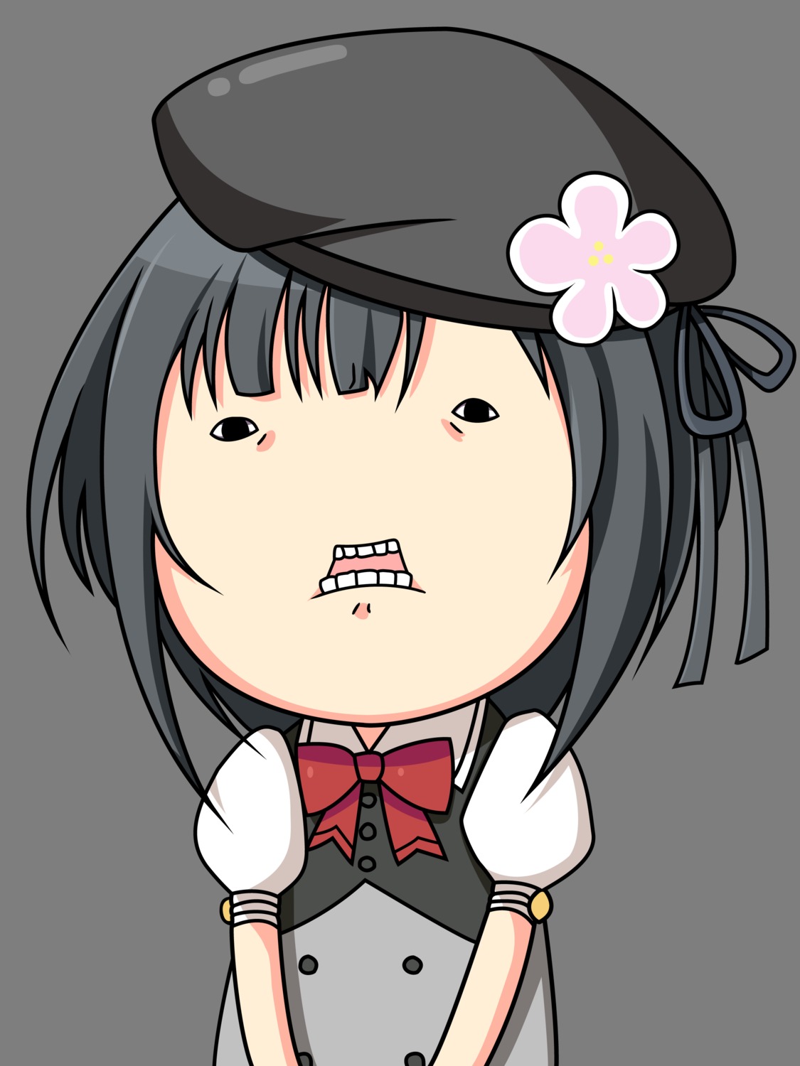 chibi, kitto_sumiwataru_asa-iro_yori_mo, propeller, seifuku, transparent_png, vector_trace, waka, yoda