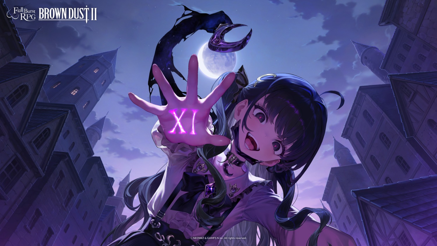 brown_dust_ii, gothic_lolita, lolita_fashion, origami, sonya_(brown_dust_ii), wallpaper