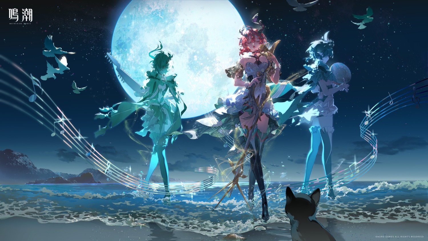ciaccona, dress, horns, neko, no_bra, pointy_ears, see_through, tagme