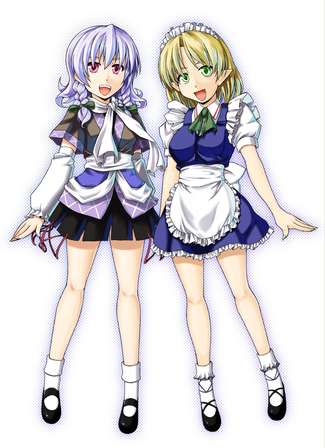alto-00, izayoi_sakuya, mizuhashi_parsee, touhou