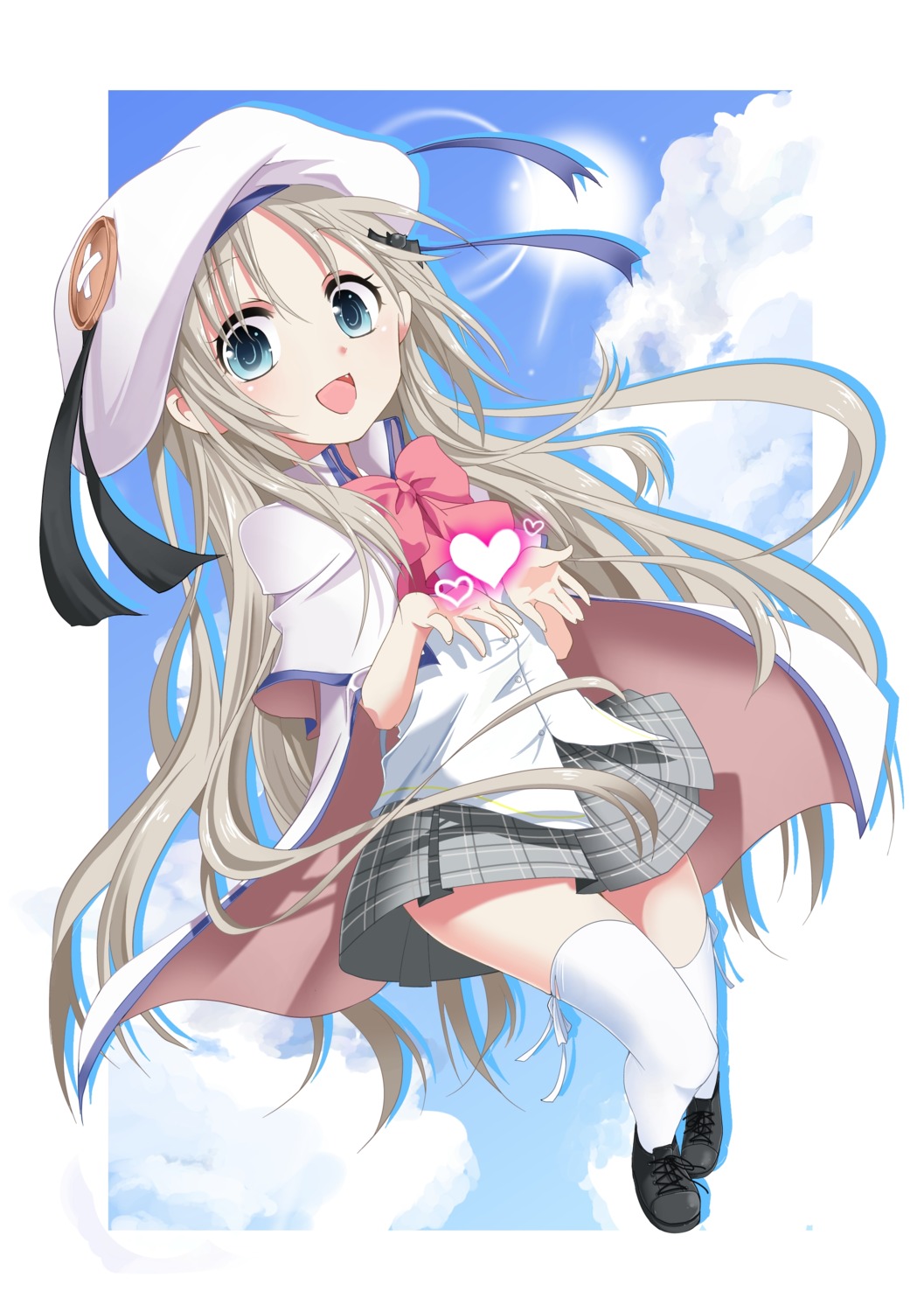 kiko, little_busters!, noumi_kudryavka, seifuku, thighhighs