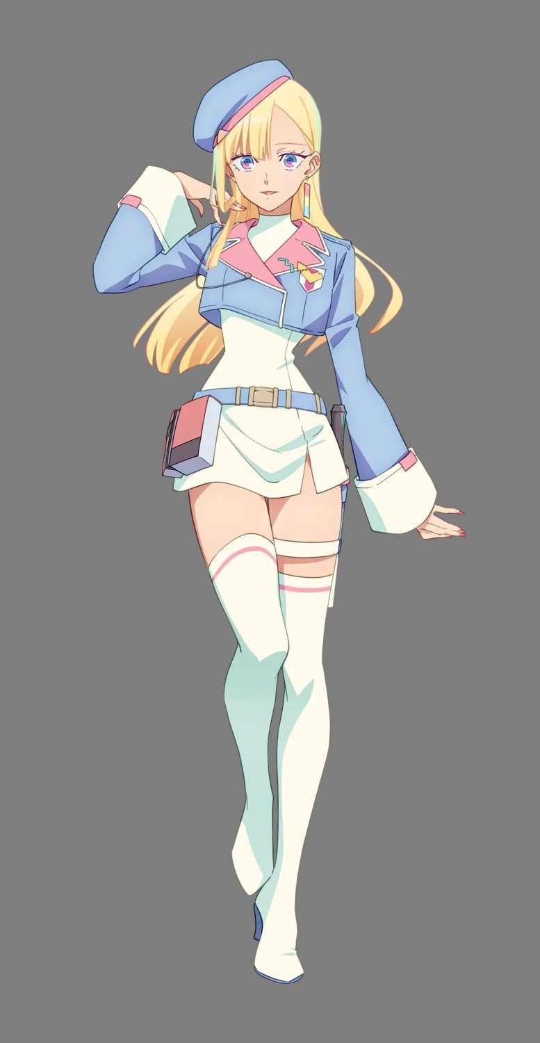 garter, heels, tagme, thighhighs, towa_no_yuugure, transparent_webp, uniform, yuugure_(towa_no_yuugure)