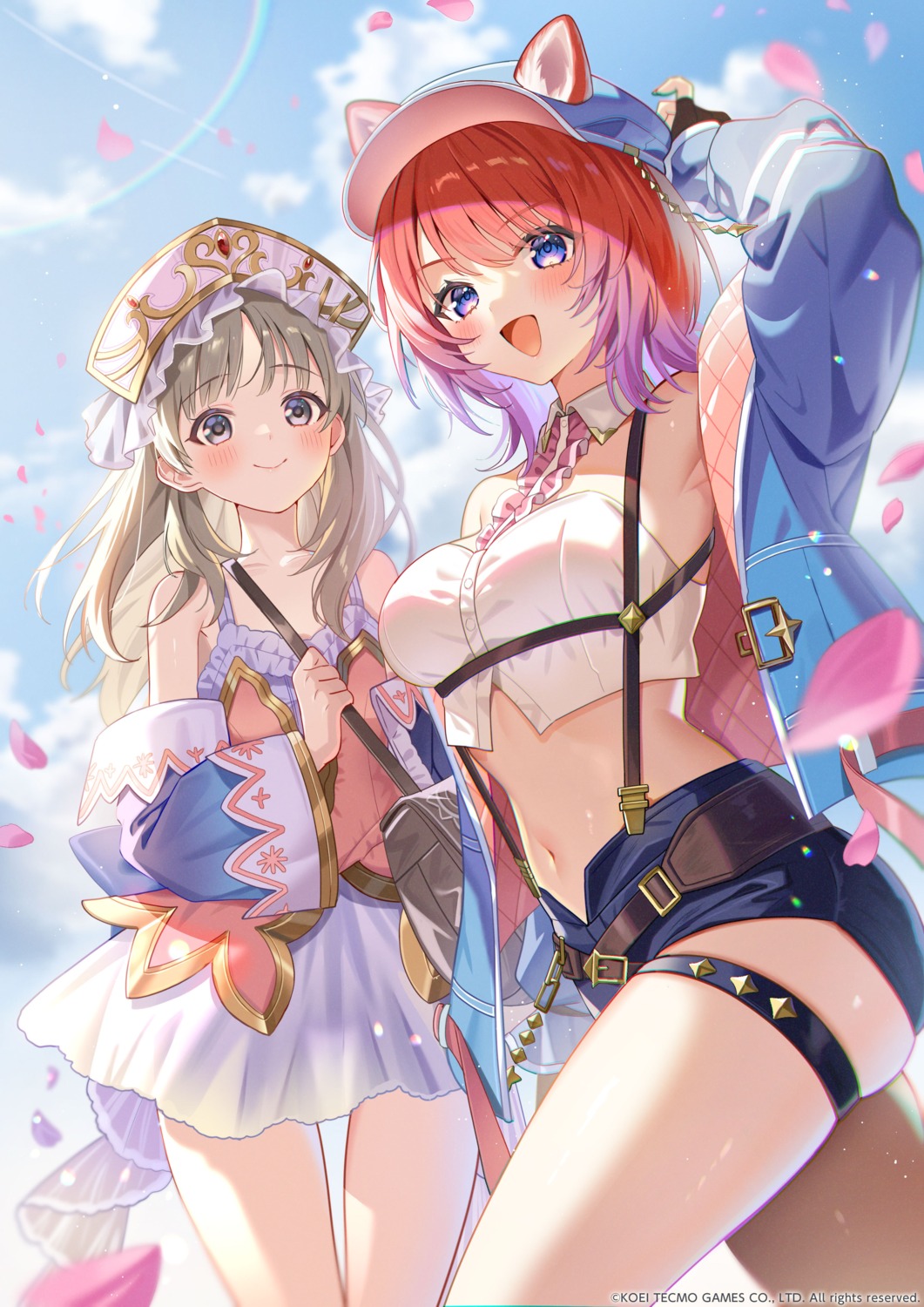animal_ears, atelier, atelier_resleriana, atelier_totori, dress, garter, inumimi, koei_tecmo