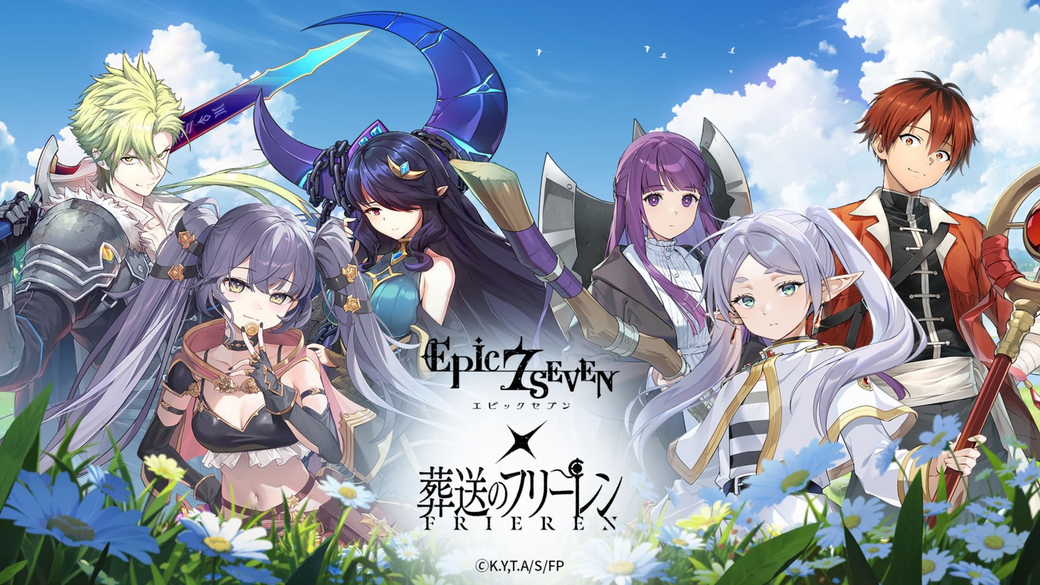 armor, bikini_armor, crossover, dress, elf, epic7, fern, frieren