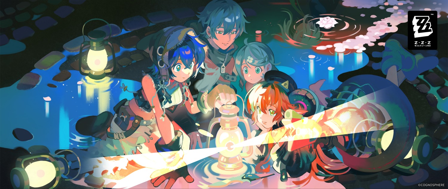 belle_(zenless_zone_zero), horns, orphie_magnusson, pointy_ears, seed_(zenless_zone_zero), tagme, wise_(zenless_zone_zero), zenless_zone_zero