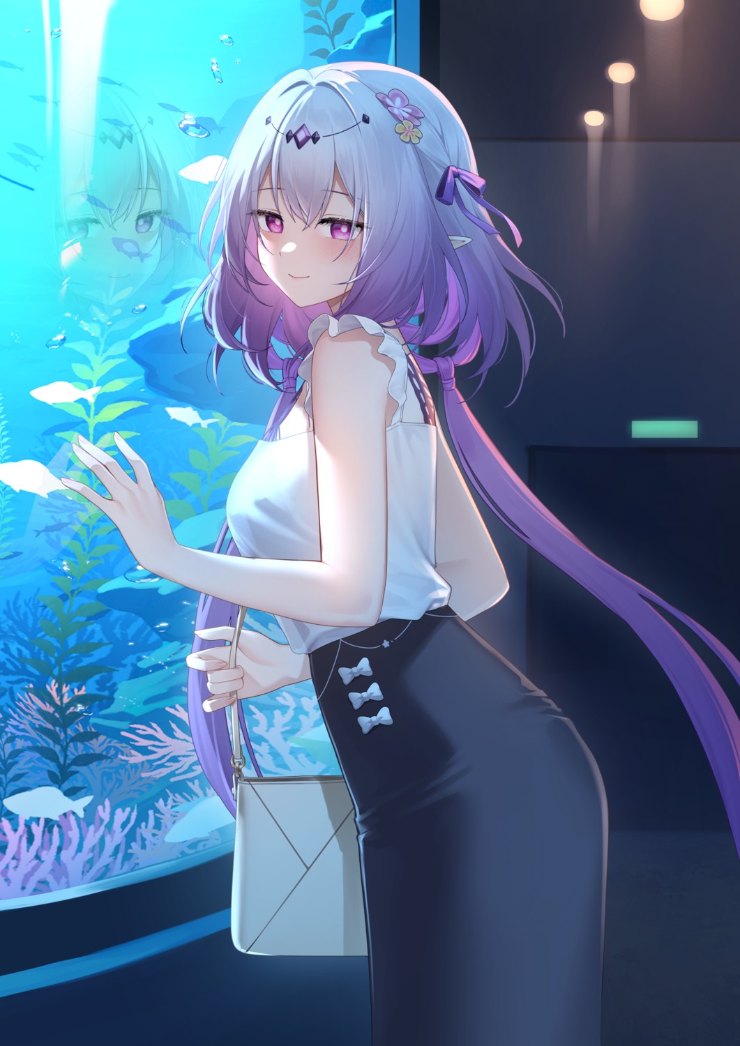 castorice, honkai:_star_rail, pointy_ears, shrimp_cake