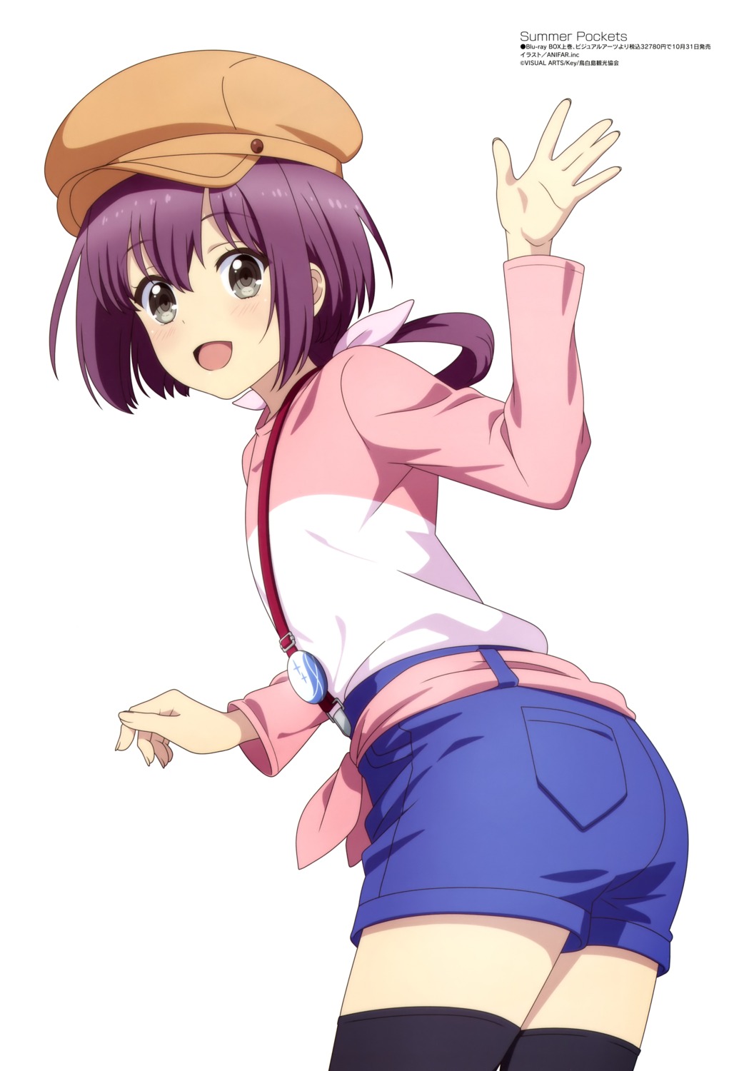 anifar_inc., nanami_(summer_pockets), summer_pockets, thighhighs