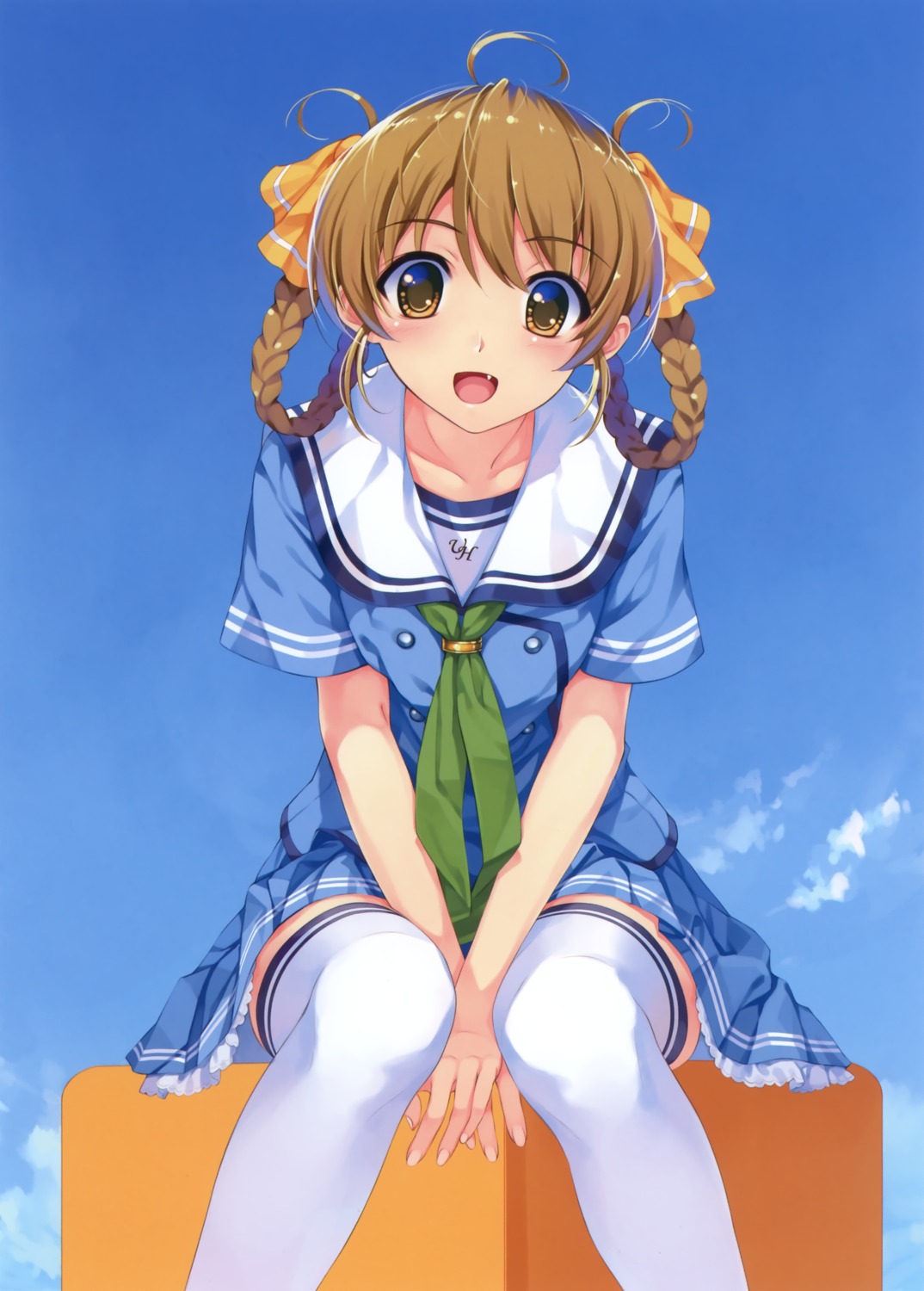abhar, chidori_minamo, misaki_kurehito, seifuku, smile_cubic!, suiheisen_made_nan_mile?, thighhighs