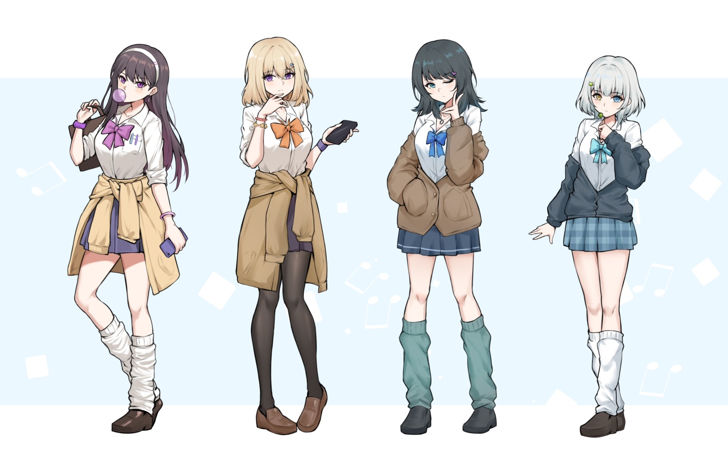 bang_dream!, bang_dream!_ave_mujica, bang_dream!_it's_mygo!!!!!, heterochromia, kaname_raana, misumi_uika, pantyhose, seifuku