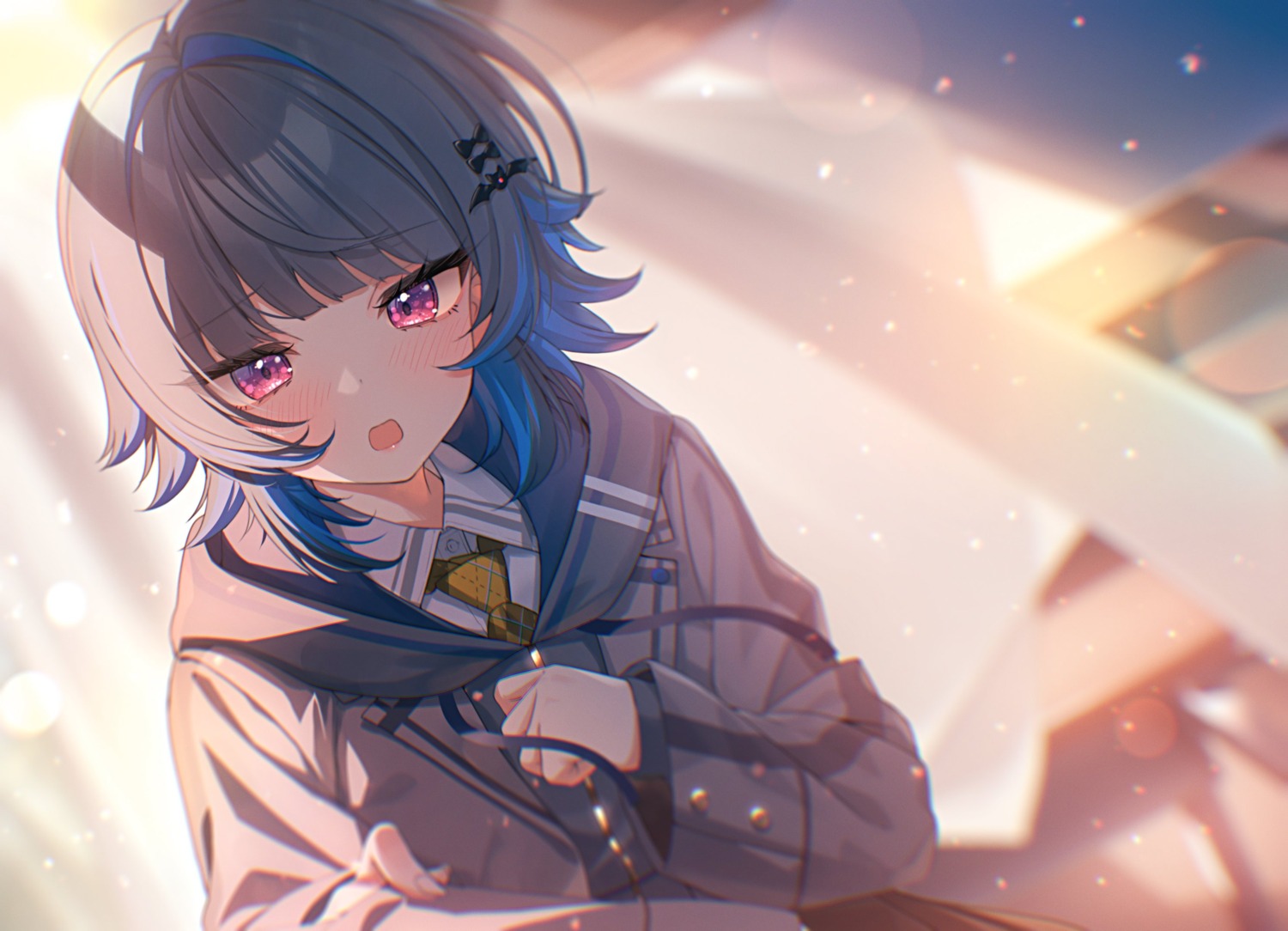 chanto_suki_tte_ieru_ko_musou, chihiro_ayaka, kasuga_haru_(chansuki), seifuku