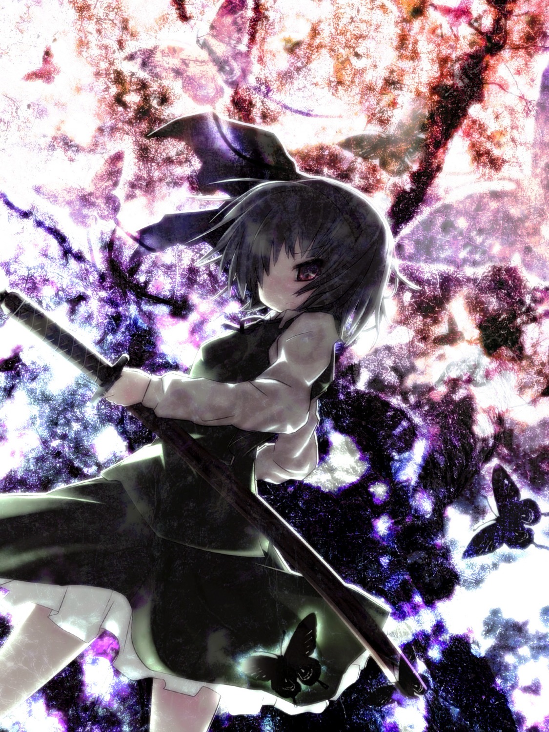 izumi-tonasa, konpaku_youmu, sword, touhou
