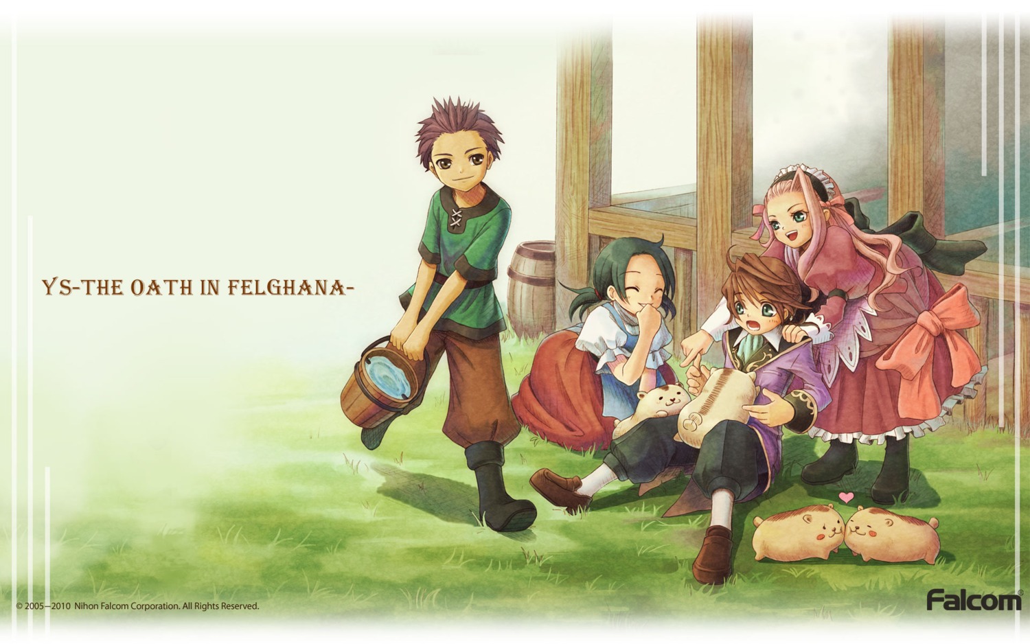 alice_(ys), christof, falcom, hugo_(ys), wallpaper, ys, ys:_the_oath_in_felghana