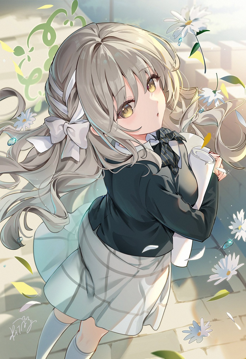 blue_archive, halo, kita_(kitairoha), sakurai_miyo, seifuku