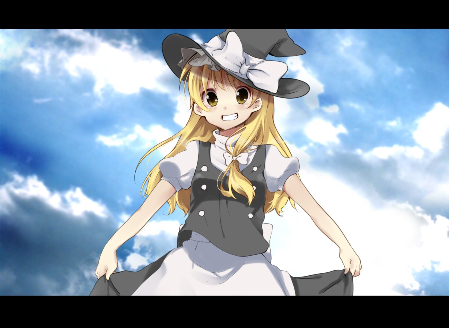 dress, kirisame_marisa, touhou, witch, yuzuha_(artist)