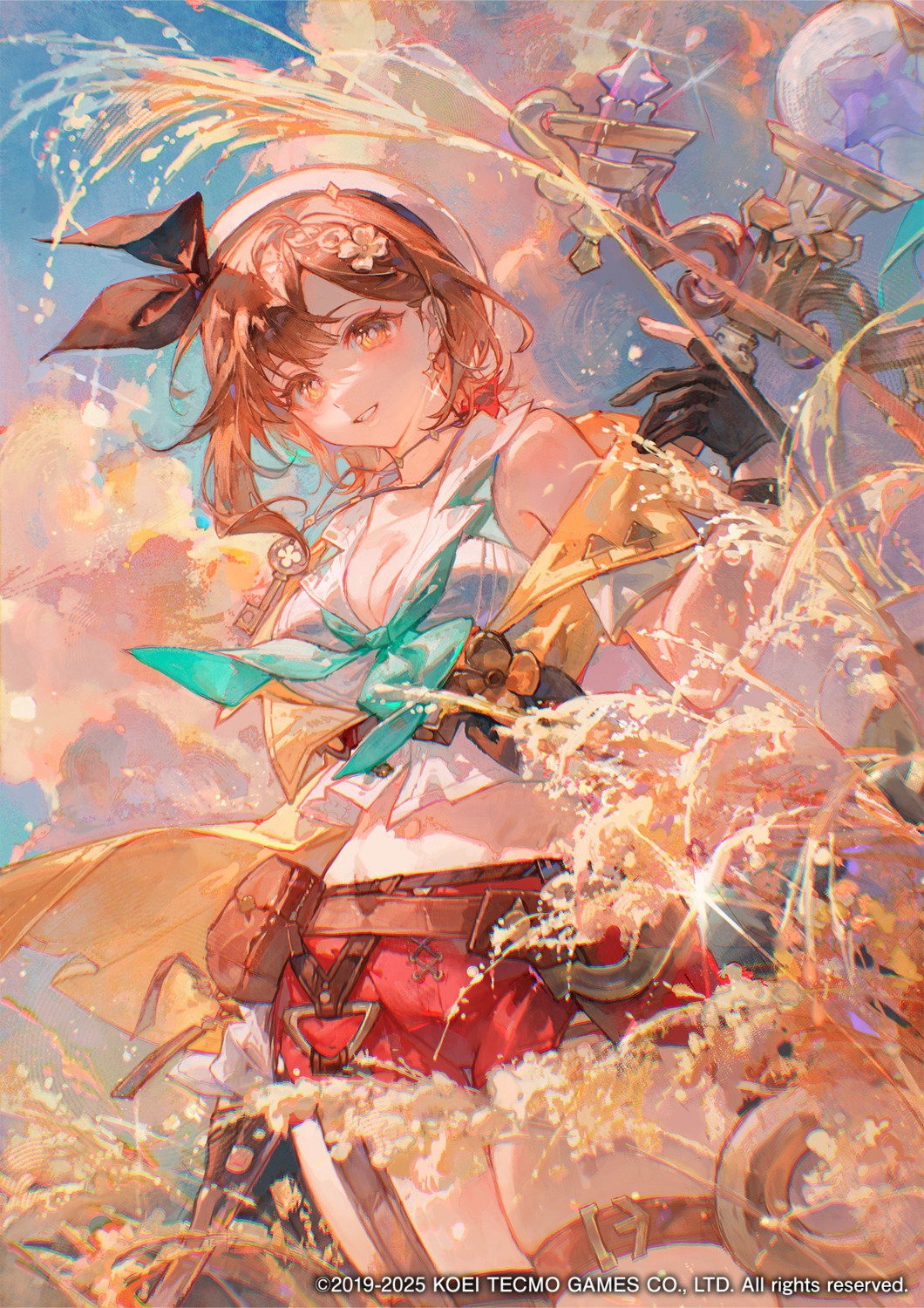 atelier, atelier_ryza, atelier_ryza_2, cleavage, garter, koei_tecmo, matcha, reisalin_stout