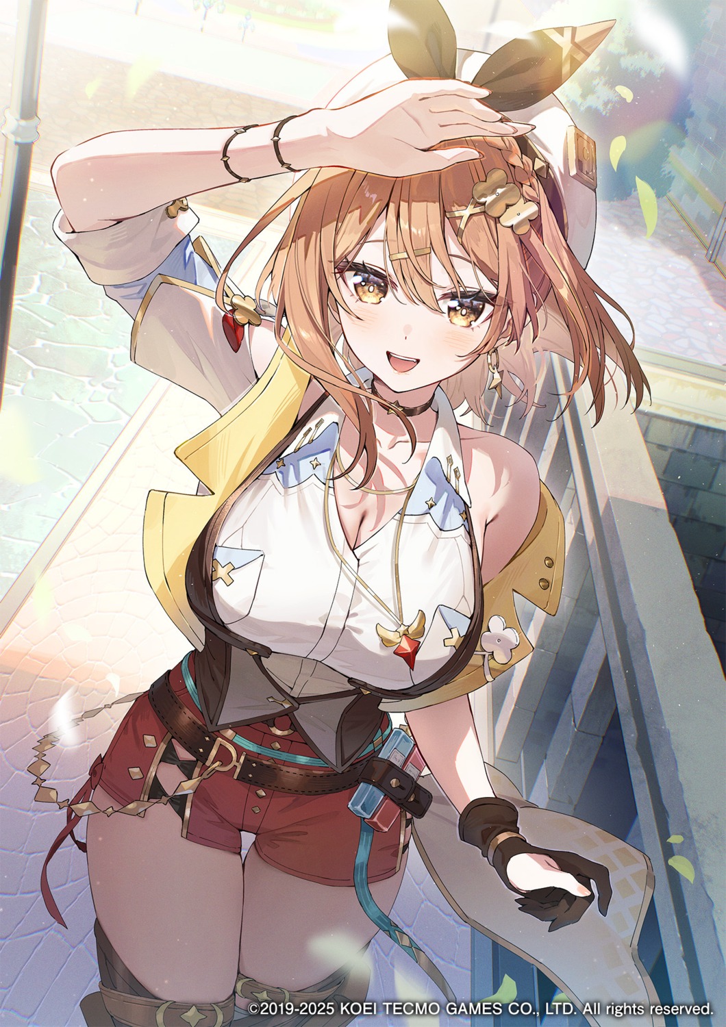 atelier, atelier_ryza, atelier_ryza_3, cleavage, garter, koei_tecmo, reisalin_stout, rosuuri
